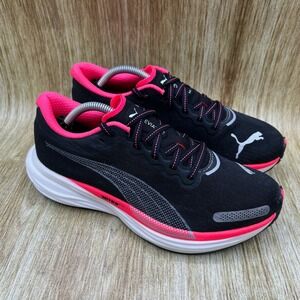 Puma Deviate Nitro 2 Women's 7.5 Running Shoes Black Pink Carbon Plate 376855-17